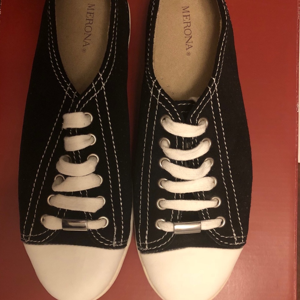 Black sneakers
